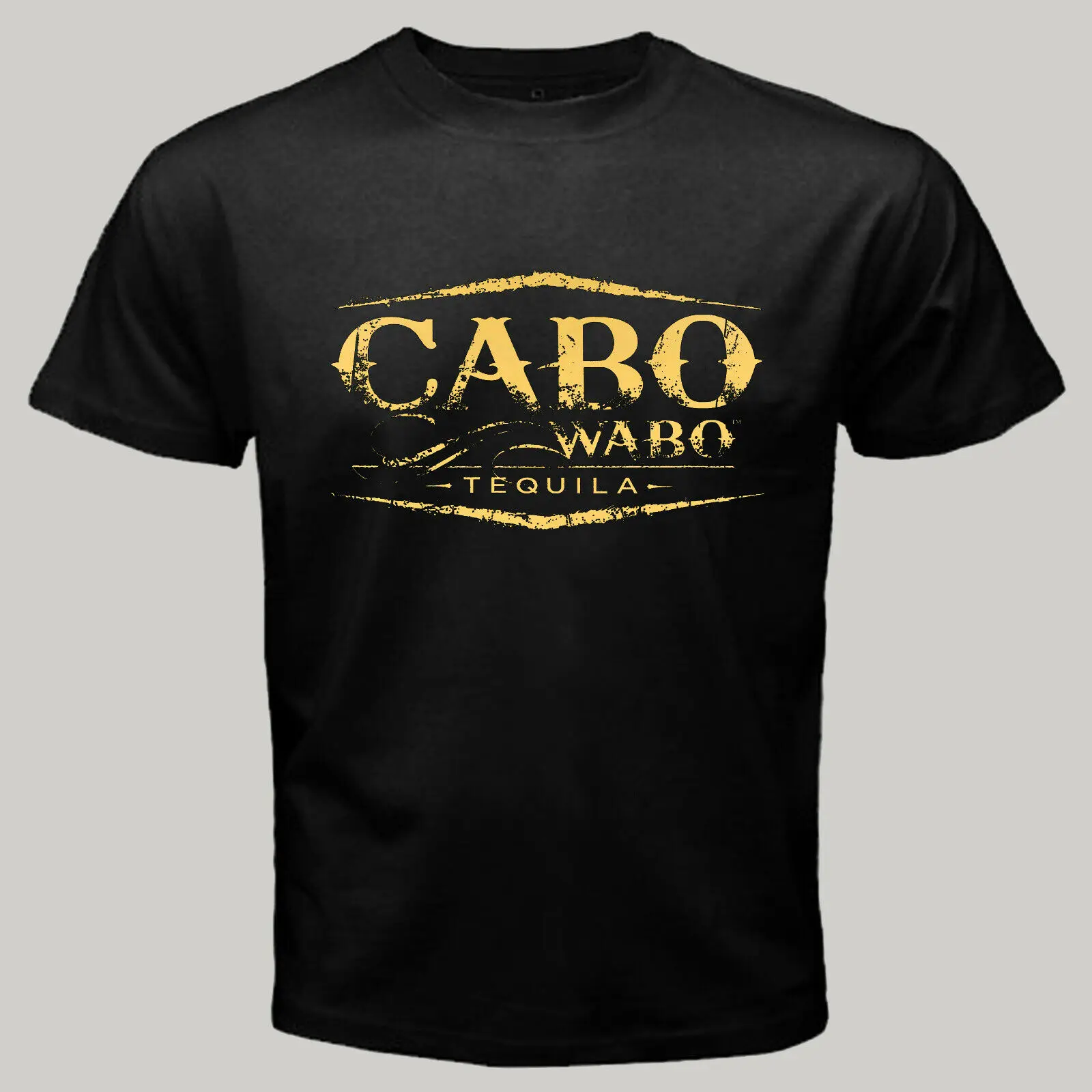 Cabo Wabo Sammy Hagar Cantina Tequila Shirt CABO WABO Mexico Black T-Shirt