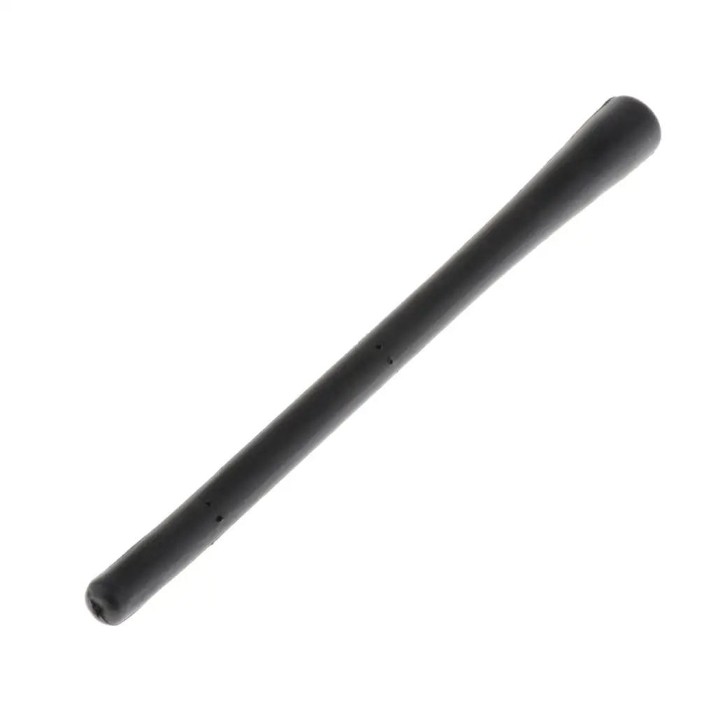 Radio AM FM Aerial Antenna Car Roof 7 Inch Mast Screw Whip Durable Alloy Black High Strength for Travelers