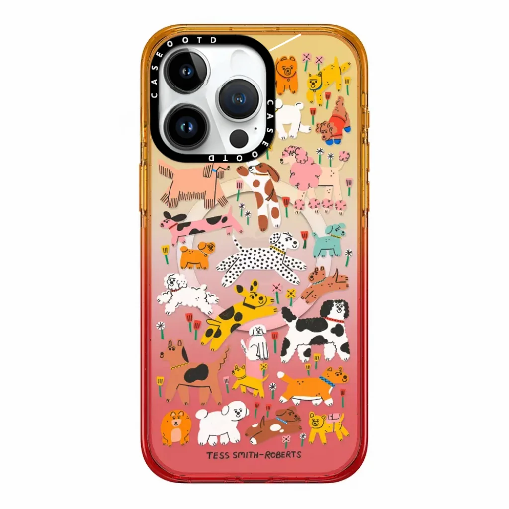 

adient персиково-розовый садовый чехол для собаки iPhone 6 pro Max, чехол для телефона с рисунком милых собак, защитный чехол от падения для 6/5/4