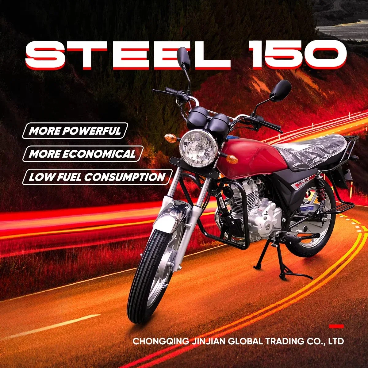 Single Cylinder Four Stroke  Motorized Accessories with CDI Ignition Air Cooling Motorcycle Spare Parts
