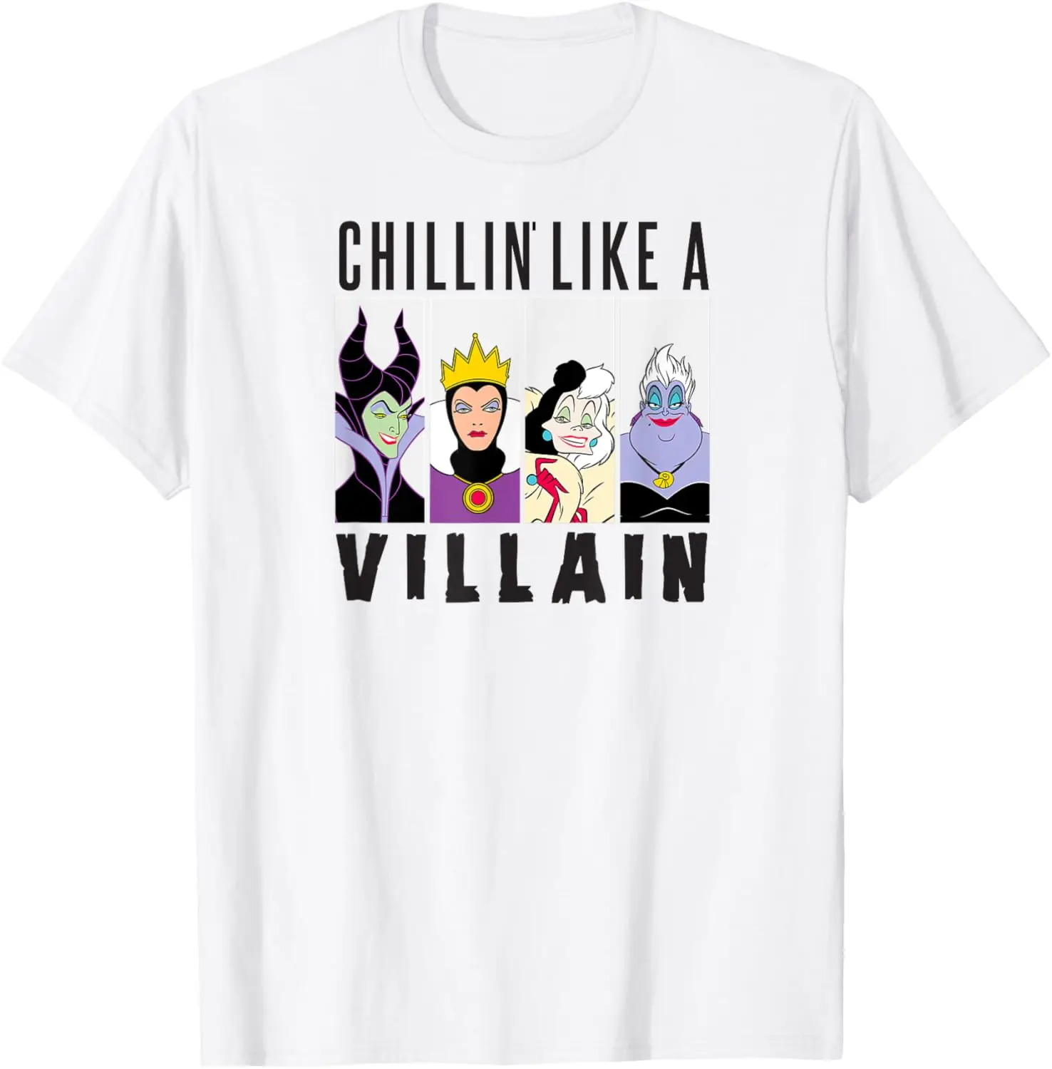 MINISOXDisney: Villain Gang: Ursula,Evil Queen,Cruella,Maleficent T-Shirt