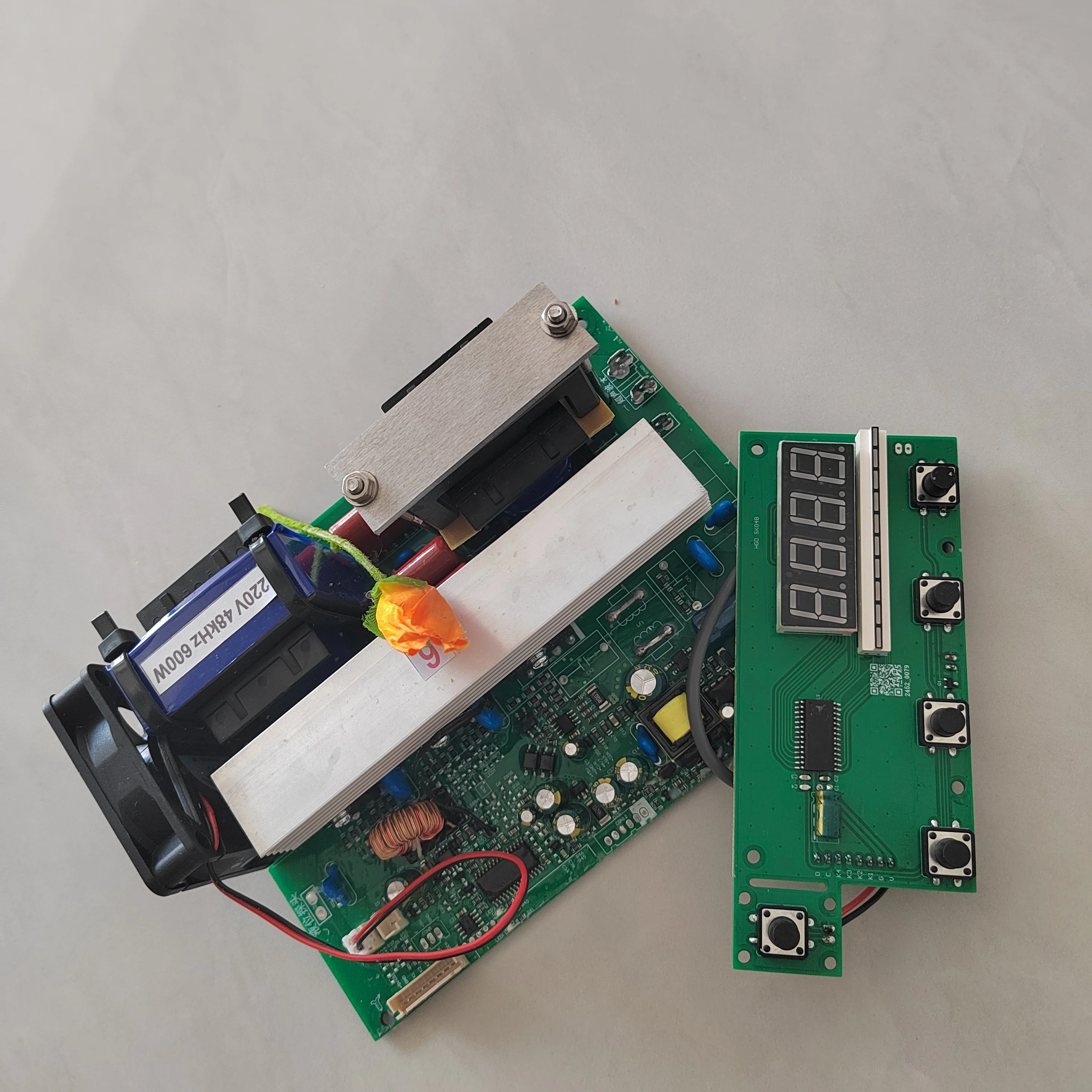 Circuito generatore di ultrasuoni scheda PCB driver ad ultrasuoni 25KHZ 400W con timer scheda display e regolazione dell'alimentazione