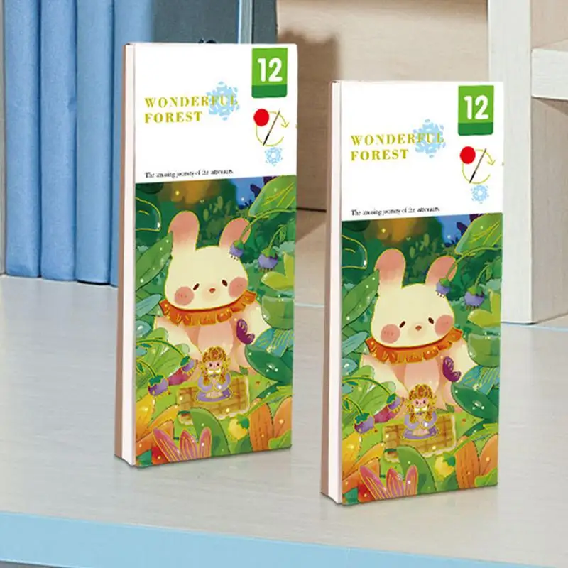 Akwarela kolorowanka kreatywne dzieci akwarela kolorowanka kreskówka szkicownik śliczne akwarelowe zakładki dla początkujących