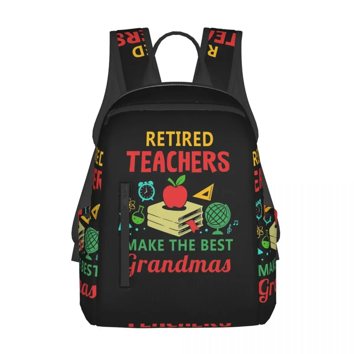 Retired Teachers Make The Best Grandmas Backpack Large Capacity Children BookBag School Bag Shoulder Bags for Men Women