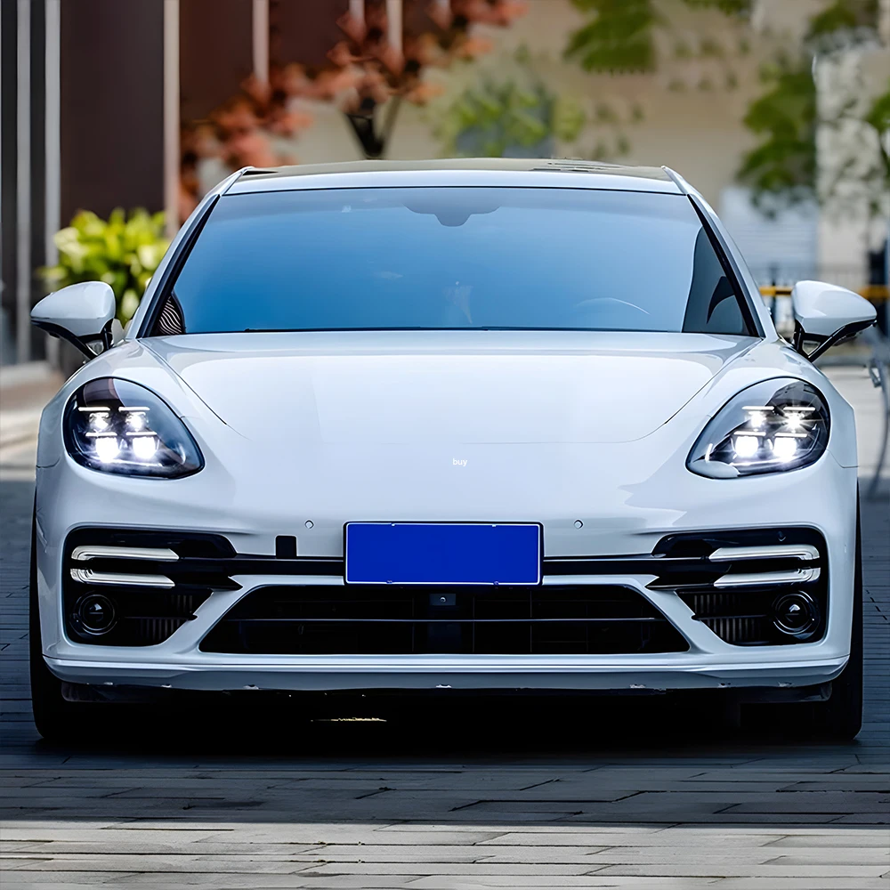 

Автомобильные фары для Porsche Panamera 971 2017-2023, обновленная сборка автомобильных фар, стиль 2024, светодиодный матричный объектив проектора, аксессуары
