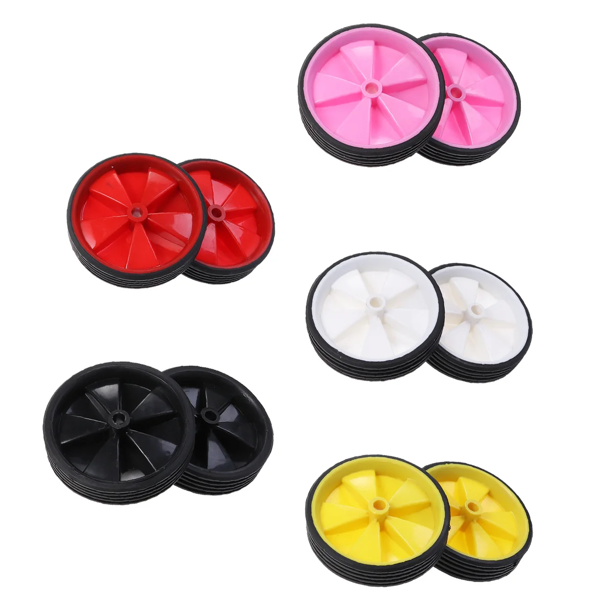 Childrens Training Wheels 12-20 Inch Universal Porous Durable Steel Beginner Stable Learning Accessories Red Universal Wheels