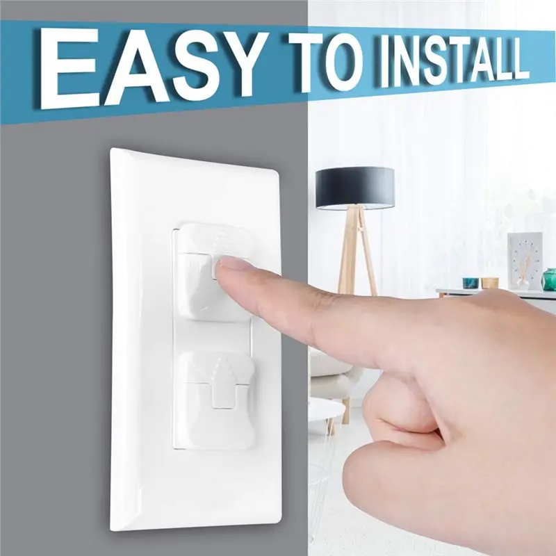 غطاء مخرج كهربائي مقاوم للأطفال AC88، 38 قطعة، واقي قابس أمان الطفل الأبيض يحسن سلامة المنزل