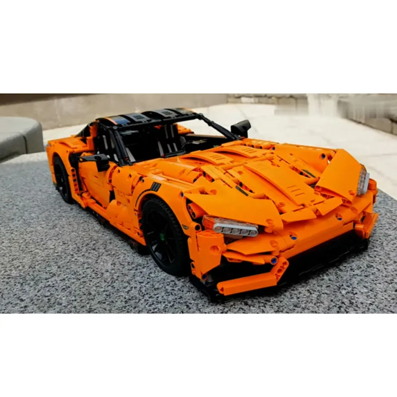 MOC-43401 クラシックニュー 1:8 スポーツアイコニック スーパーカー レーシング ビルディングブロックモデル、3206パーツ、男の子の子供の誕生日おもちゃギフト