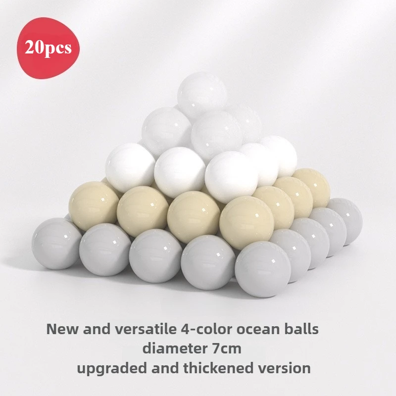 Kunststoff-Poolbälle, 7 cm, Bällebad, buntes Wasserbecken, Ozeanwelle, CE-zertifizierter Baby-Korrallball für Kinderspielzeug, Poolbälle