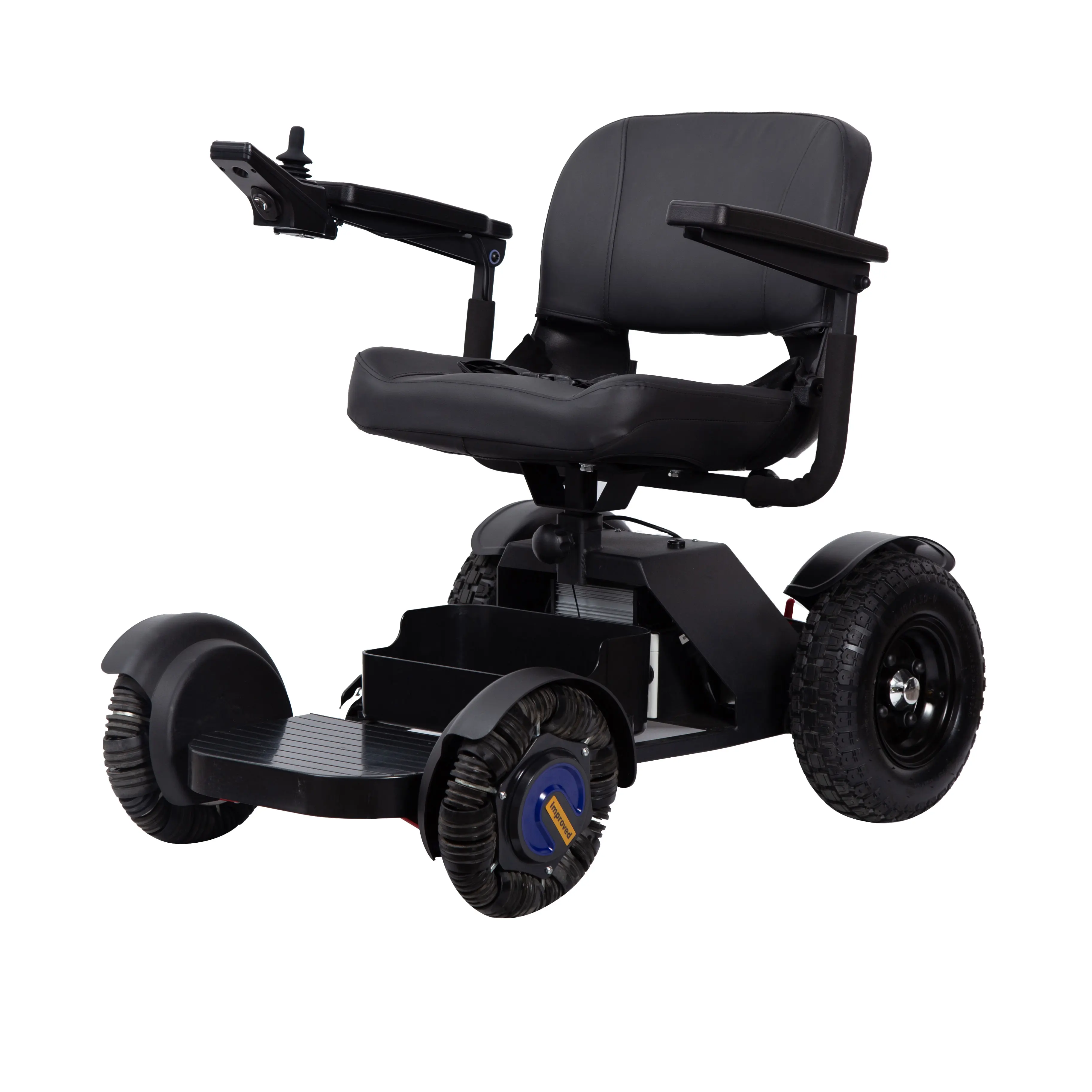 2024 High Quality Folding Electric  Class II for Fat Disabled Power Wheel Chair with 120 kg Load Capacity