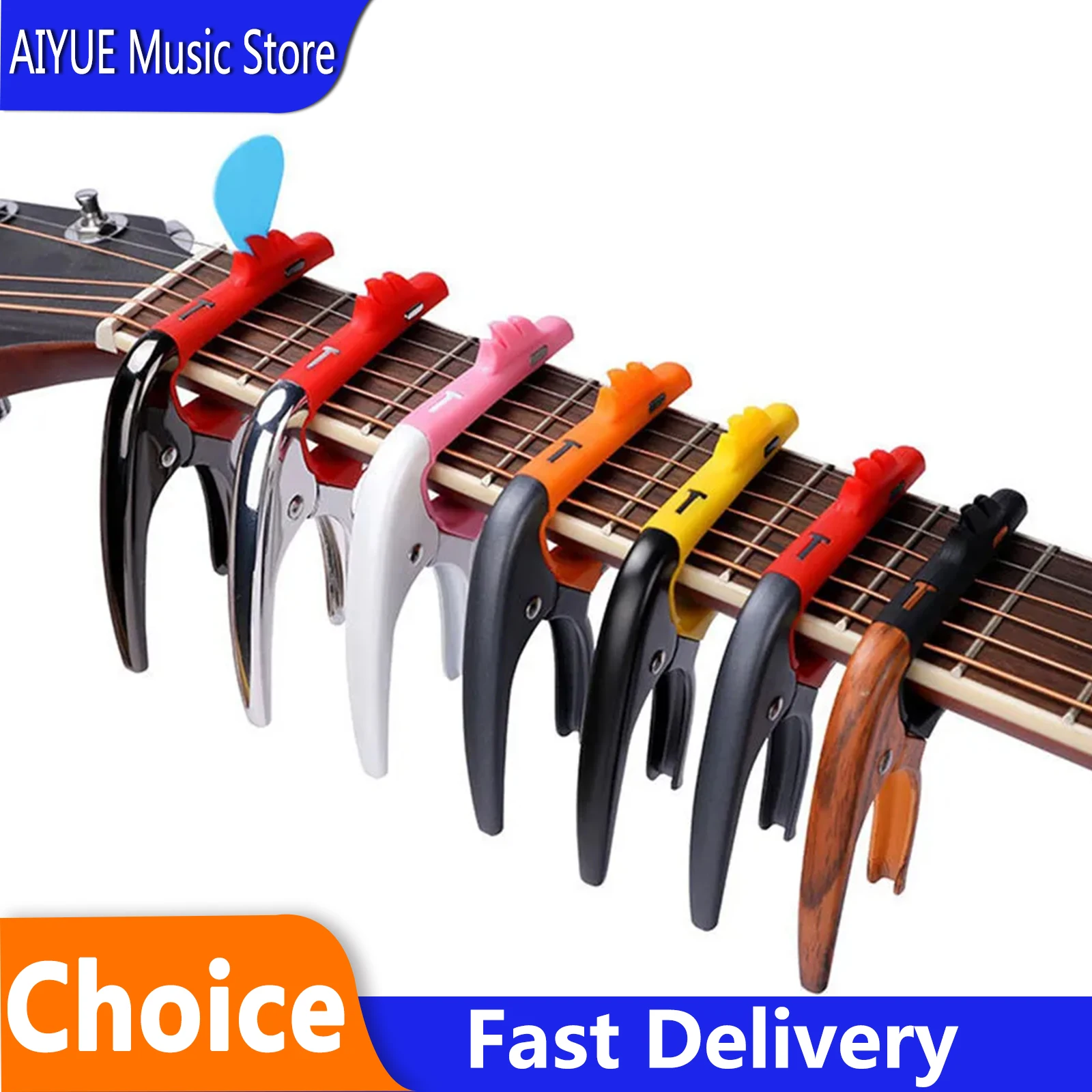 IRIN Guitar Capo Metal Flamingos Capo TC-05 for Acoustic Electric Guitar Bass Universal Quick Change Clip Guitar Parts