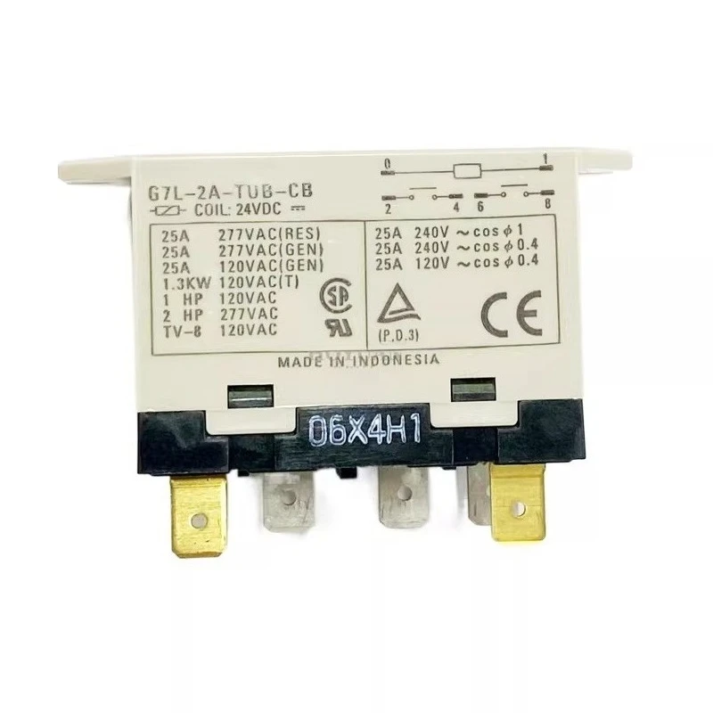 for OMRON high-power relay G7L-2A-TUB 24VDC 1A 12V P normally open