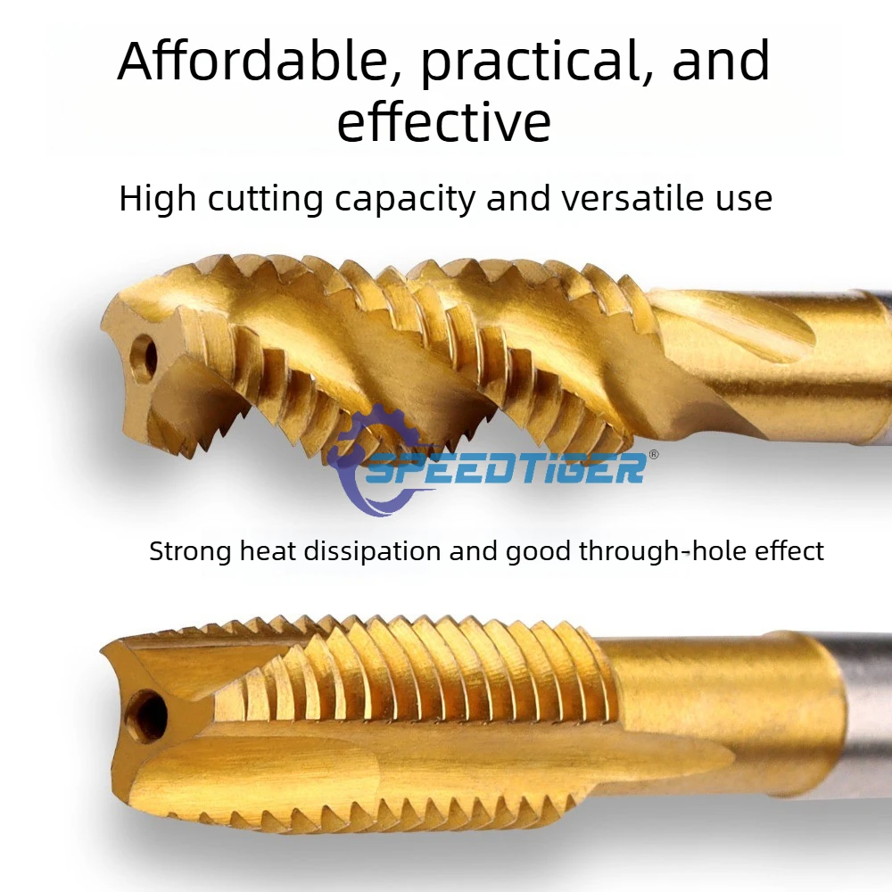 JIS Standard Spiral Point Tap HSS‑CO Cobalt Thread Tap for Stainless Steel Machine Tap M2 M3 M4 M5 M6 M8 M10 M12 M14 M16 Taping