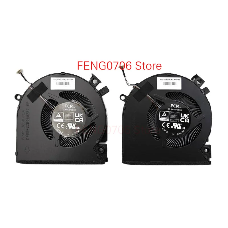 F новый для HP Victus 15-FA0031DX 15-FA1093DX 15-FB0015NR 15-FB1013DX 15-FB0121NR вентилятор охлаждения процессора ноутбука N17902-001 N13304-001