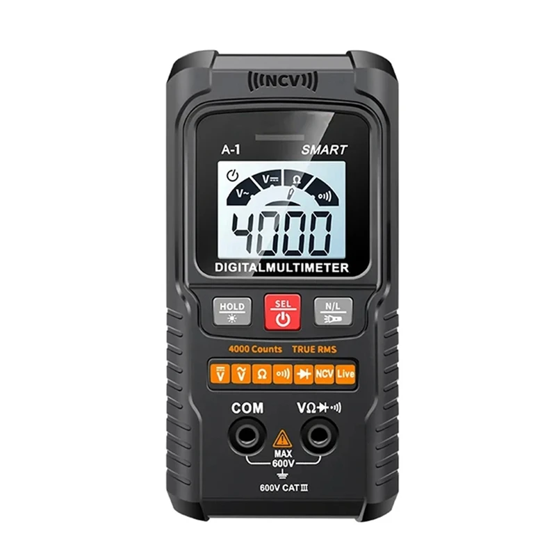 

Hot Sale Smart Digital Multimeter 4000 Counts Professional Multimetro Non-Contact Auto Range AC/DC Voltage NCV Ohm