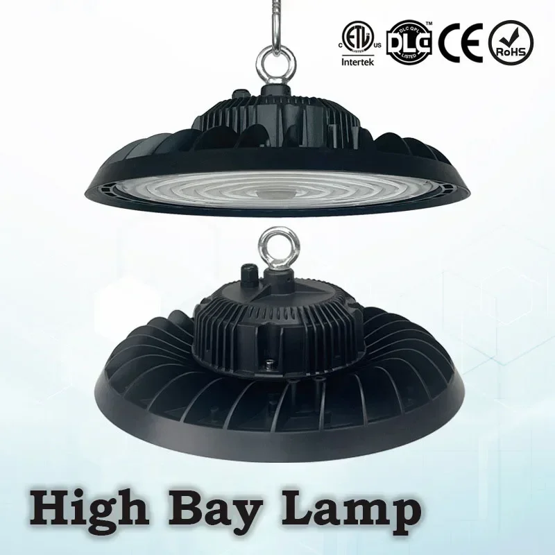 waterproof ufo high bay lamp super brilho fabrica oficina armazem arena iluminacao led quente mais novo 100w 01