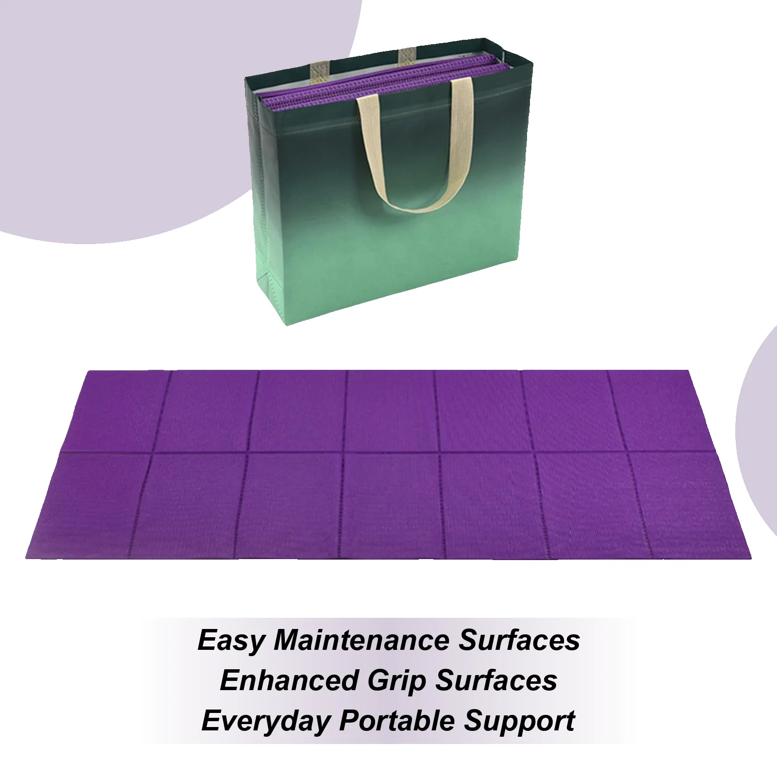 

Camping Mats For Sleeping Camping Sleep Pad Yoga Mat Foldable Cushion Padding With Storage Bag Workout Equipment For Yoga