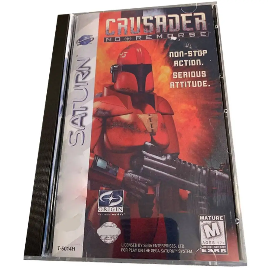 

Saturn Copy Disc Game Crusader With Manual Unlock SS Console Game Optical Drive Retro Video Direct Reading Game