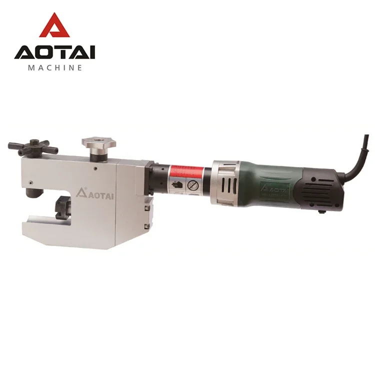 China AOTAI Narrow Design Portable Pipes and Tubes 8-53 Mm Beveling Grooving Chamfering Machine