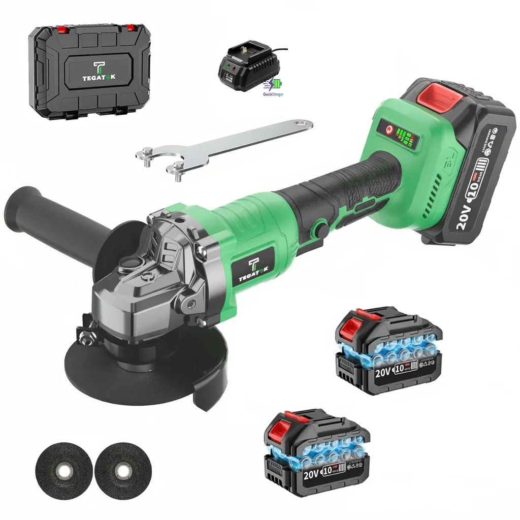 

8100RPM Brushless Angle Grinder Electric Grinding Tool Metal Woodworking Polishing Electric Grinding Tool for Makita 20V Battery