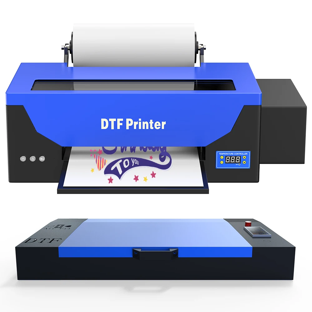 Impresora DTF, máquina de impresión de camisetas, Impresora DTF A3 R1390 L1800, máquina de impresión por transferencia de película PET, superventas
