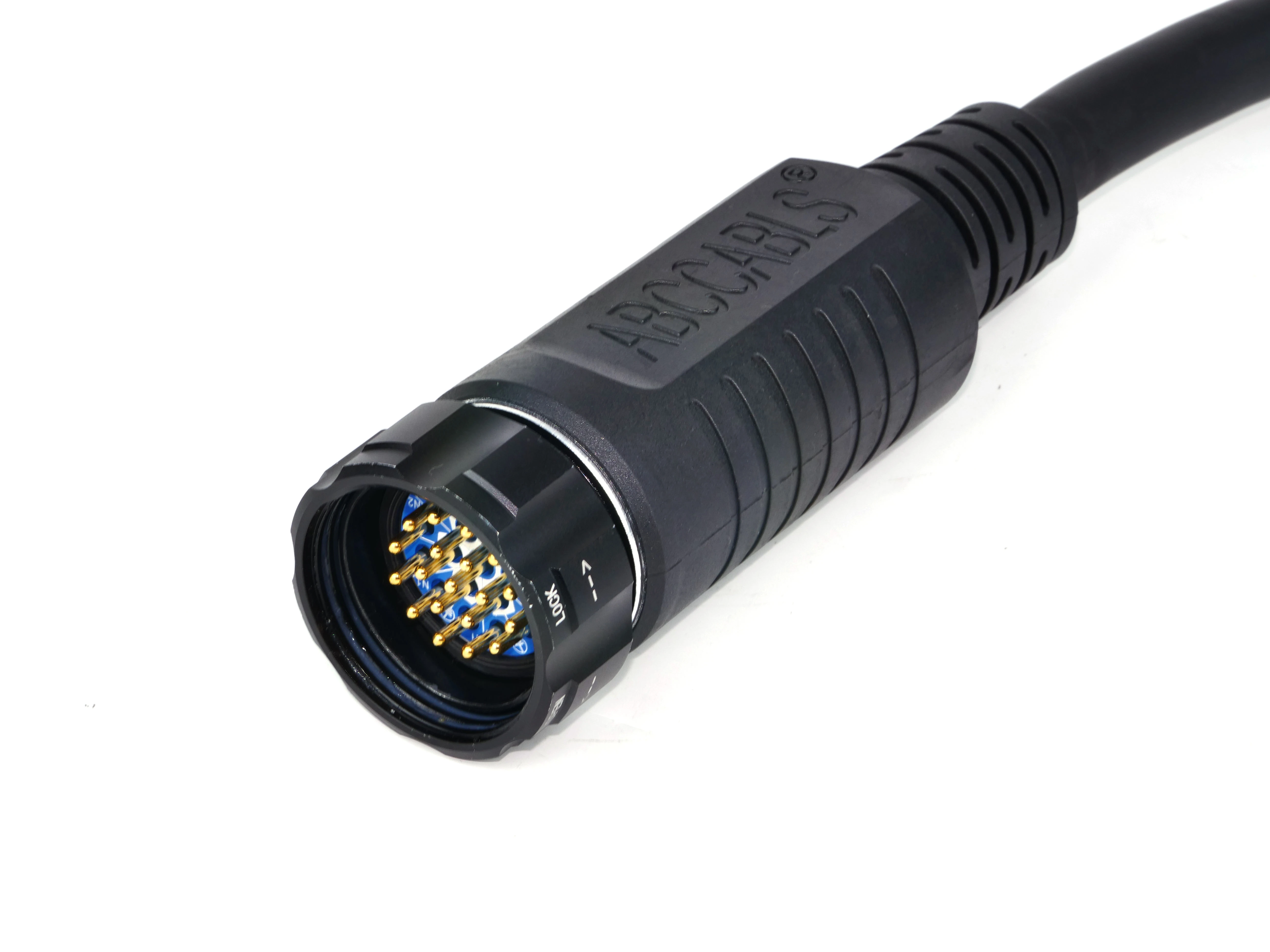 19-pin Socapex Copper Conductor PVC Insulated 450V 10A Power Cord for Stage Lighting IP65 Rated