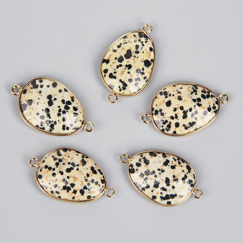 2pcs Natural Stone Pendants Amethysts Lapis Crystal