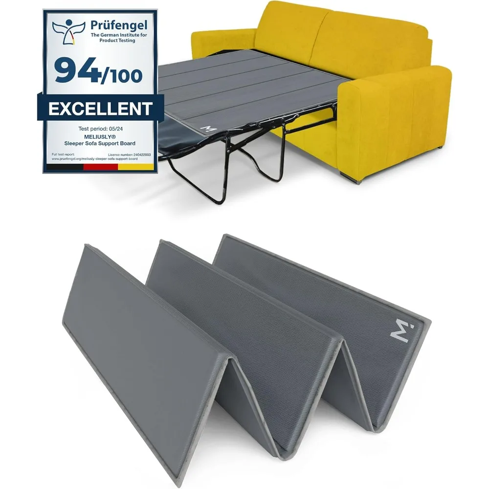 Meliusly Heavy Duty Sleeper Sofa Support Board (48x60 Queen Size) Reinforced Wood Sofa Bed Support Pull Out Couch Mattress Board