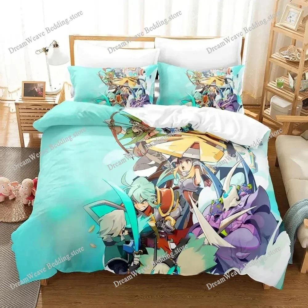 Anime Game Soul of Eden Bedding Set Duvet Cover Bed Set Quilt Cover Pillowcase Comforter King Queen Size Boys Adult Bedding Set9