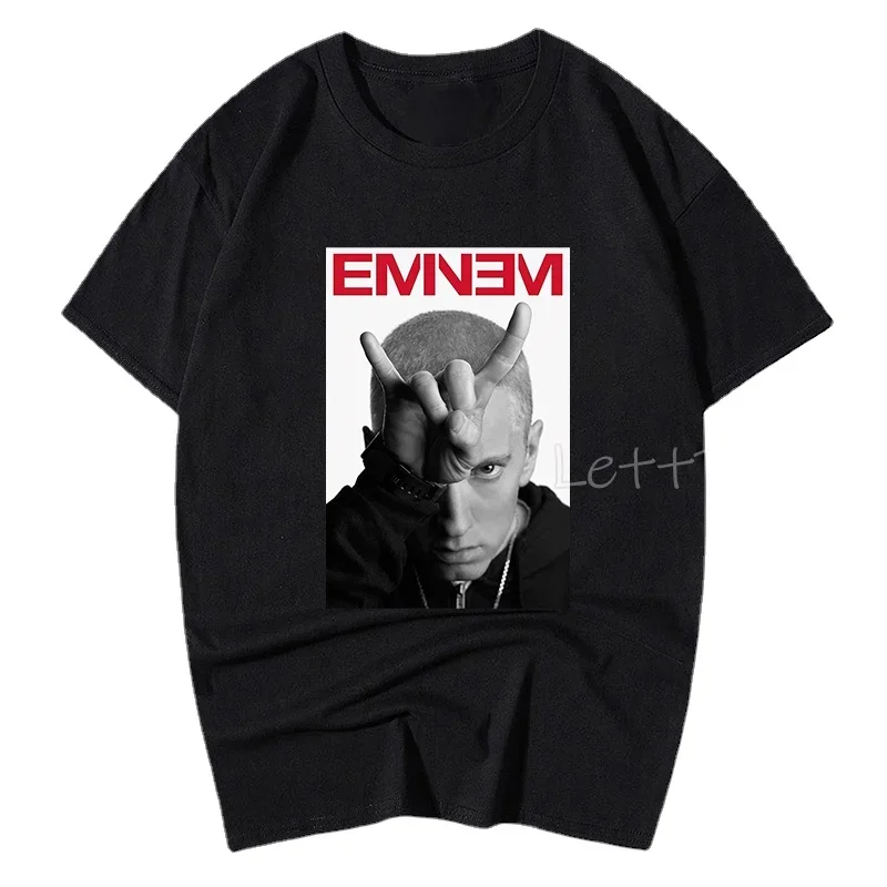 Eminem Shady Inspired Hip Hop Rap Men T Shirt Eminem Shirt Eminem Slim Shad mens white tee shirtsstreet T-shirt Music Rock Boys