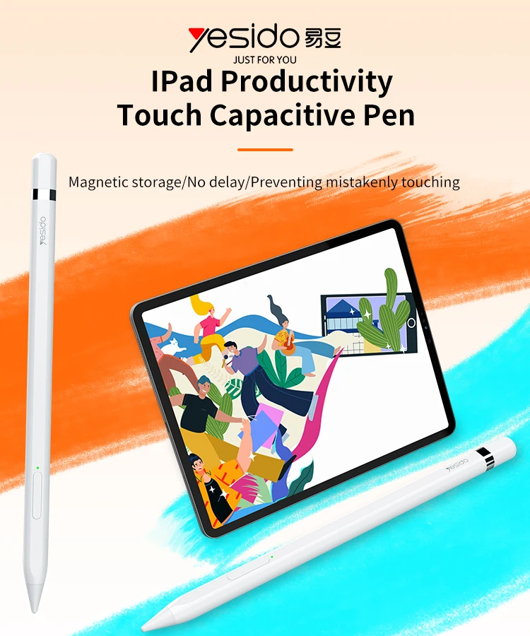 

yesido ST13 Активная емкостная ручка, ручка для сенсорного экрана планшета, ручка для рукописного ввода с Bluetooth, ручка для iPad