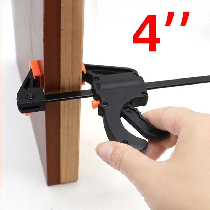 

4Inch Woodworking Clamps Wood Panel Fixing Clamps Adjustable Compression Strong F Clamps Wood Panel Tool Clamps Fixed Tools