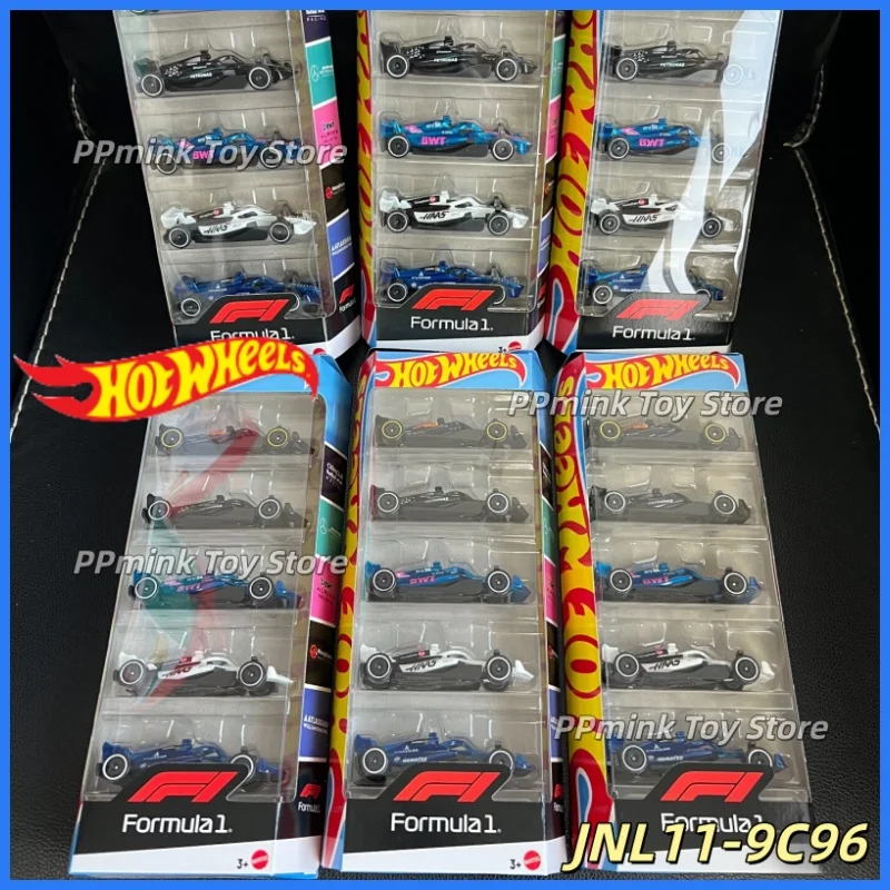 ホットウィール-jln11-9c96-f1フォーミュラ1シリーズ-ダイキャスト合金モデルカー-5台セット-レッドブル-メルセデス-ハース-ウィリアムズ-コレクション-おもちゃの車-新品