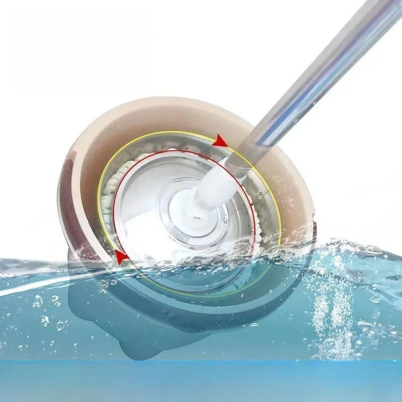thickened-hand-press-wet-wringing-bucket-single-barrel-rotating-mop-bucket-dehydration-basket-home-use-cleaning-tool