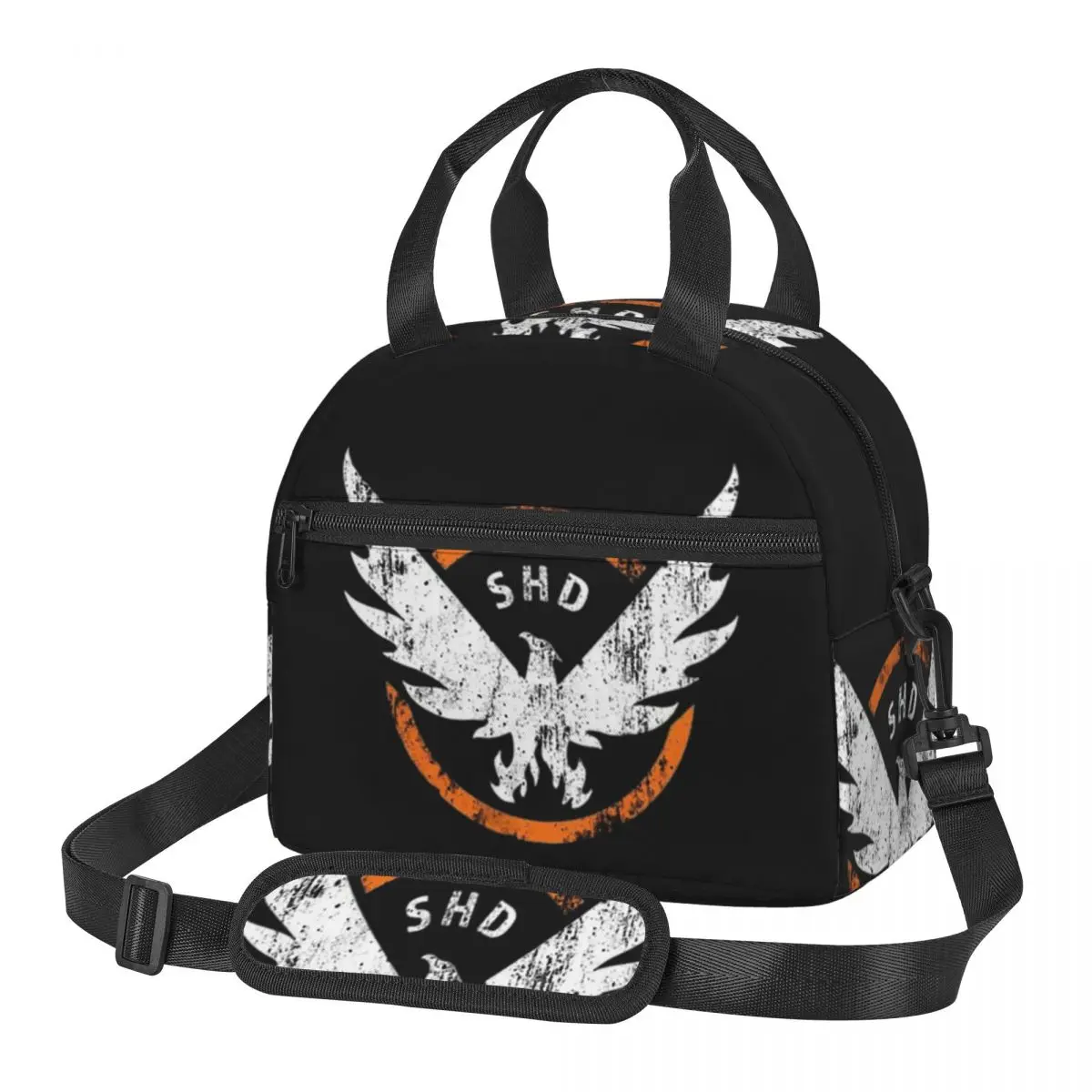 

Изолированная сумка для обеда The Division 2 Shd для женщин и детей, портативные коробки для еды, термосумка для обеда