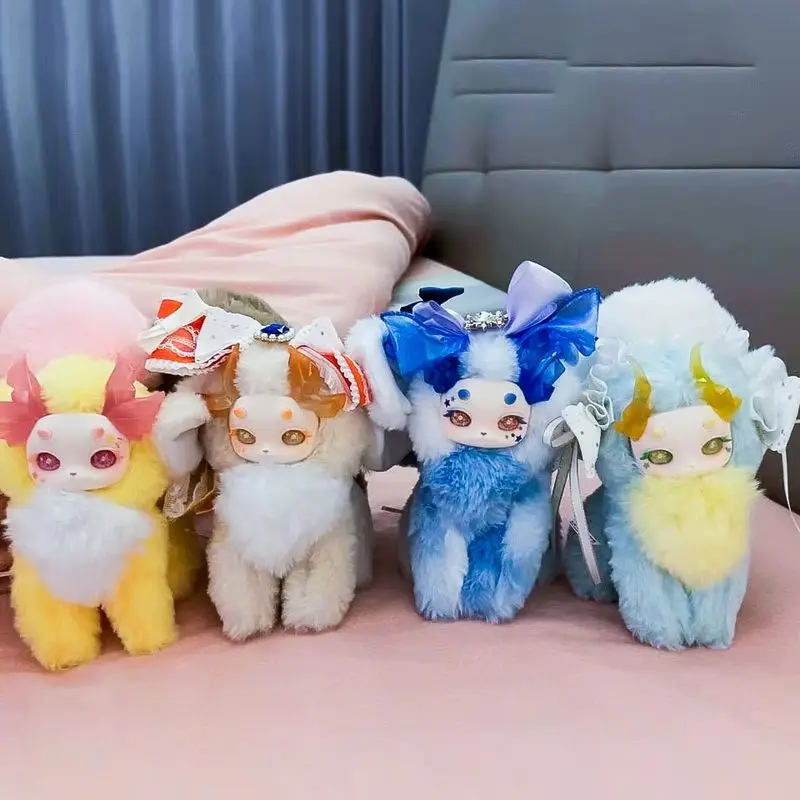 

Rabbit Dragon Plush Doll Blind Box Doll Figure Fantasy Creature Toy Colorful Crystal Series Collectible Ornament Birthday Gift