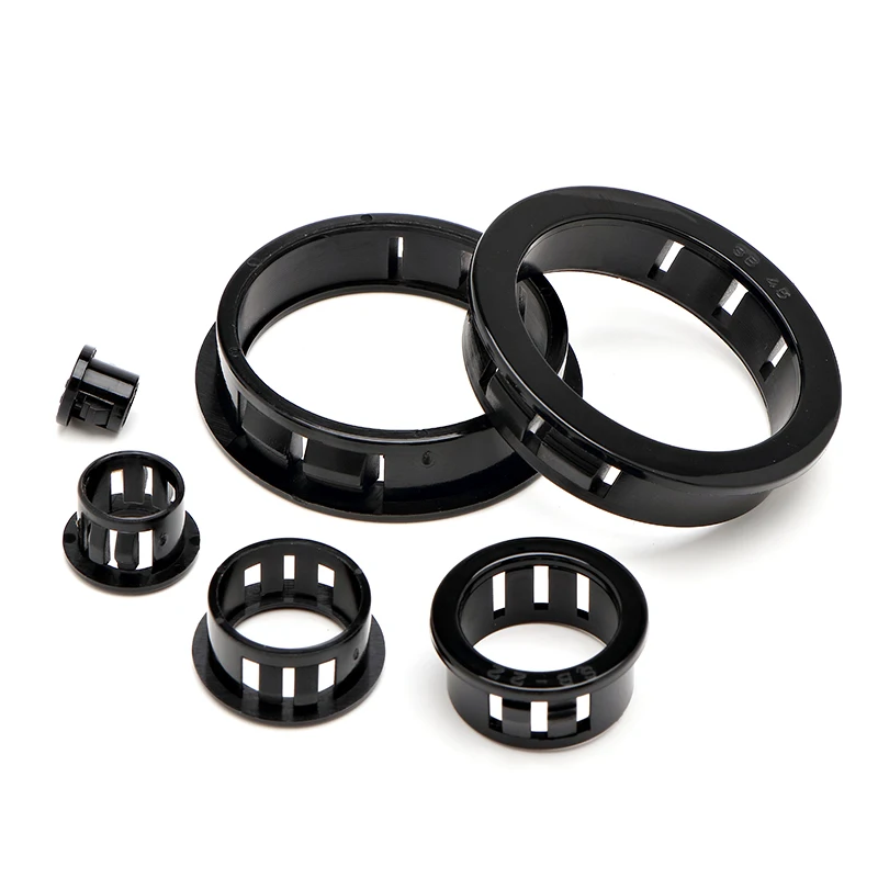 Typ klamry Pierścień ochronny z drutu Nylon Smart Cover Snap on Loop Sheath Threading Sleeve Cable Coil 8mm-75mm Plastic Hole Plug Cover