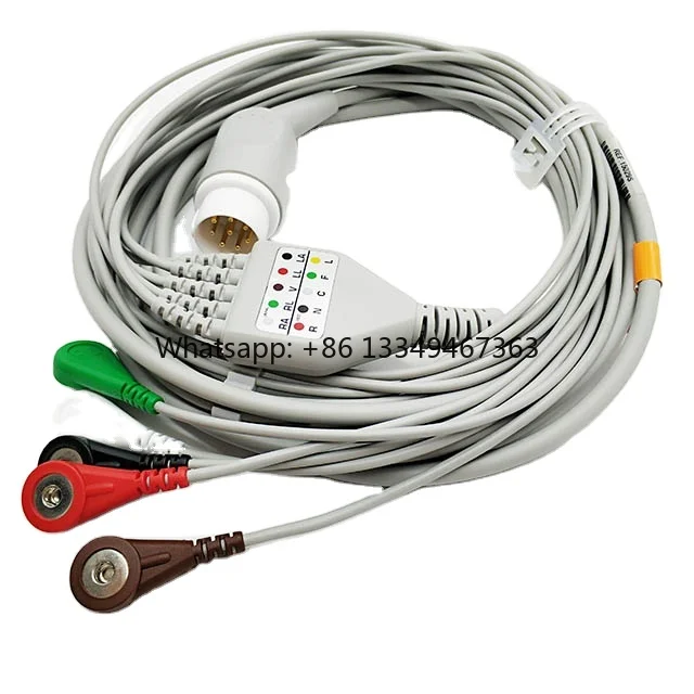 

Best price Retail 5 Leadwires 8 Pin Snap Connector Cables discount