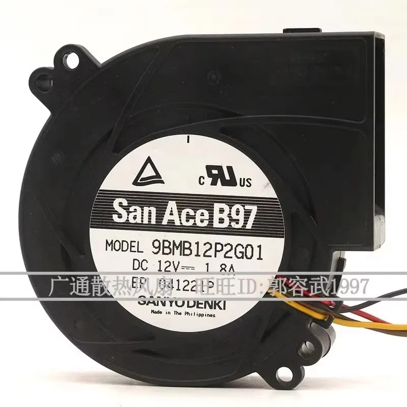 

Original 9BMB12P2G01 9733 12V 1.8A 9CM High Air Volume Turboblower Cooling Fan