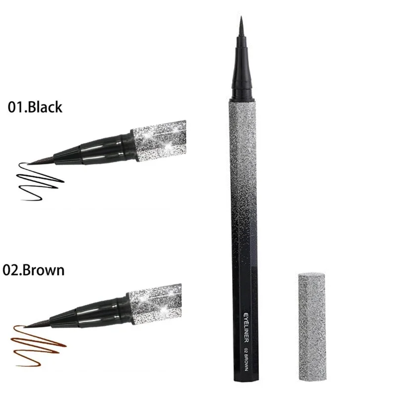 1PC New Brand Women Black Liquid Eyeliner Long-lasting Waterproof Eye Liner Pencil Pen Nice Makeup Cosmetic Tools Wholesale