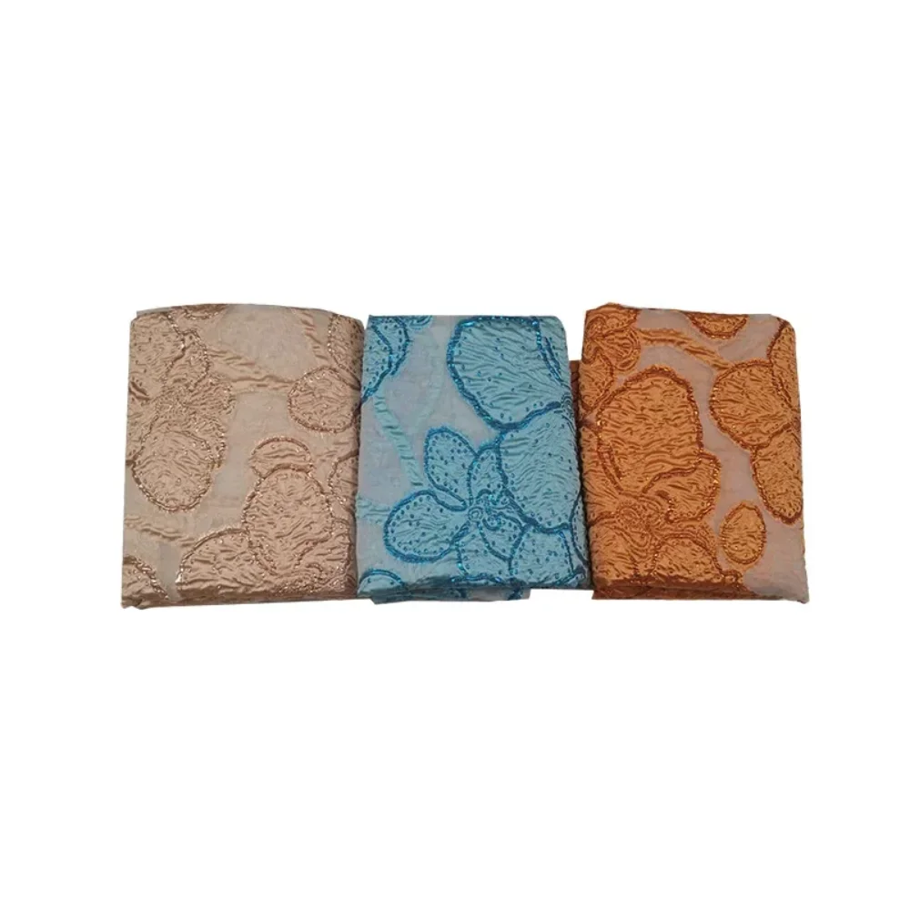 

Жаккардовая ткань, весна-лето, полупрозрачные цветы, платье из органзы, обувь, ткань для шитья своими руками, ткань на метр