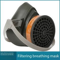 3200 gas mask spray paint smoke protective mask activated carbon filter coating welding chemicals toxic gas protection