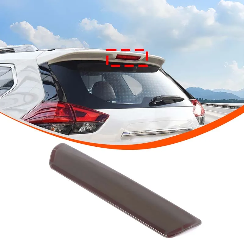 

For Nissan X-Trail 2014-2020 ABS Blackened High-position Brake Light Black Shell Brake Light Decoration sticker Car Accessories