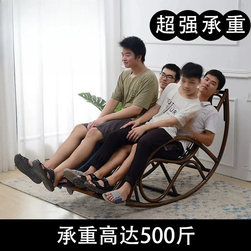 Hot Sales Lunch Break Balcony Rocking Chair Reclining Chair Adults Can Sleep Adults Leisure Happy True Vine Sofa