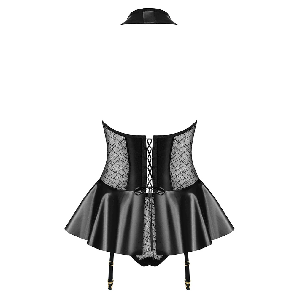 

All Season Women's Dress Bodycon Bodysuit Daily Female Regular Sexy Slight Strech Solid Color Women PU Leather