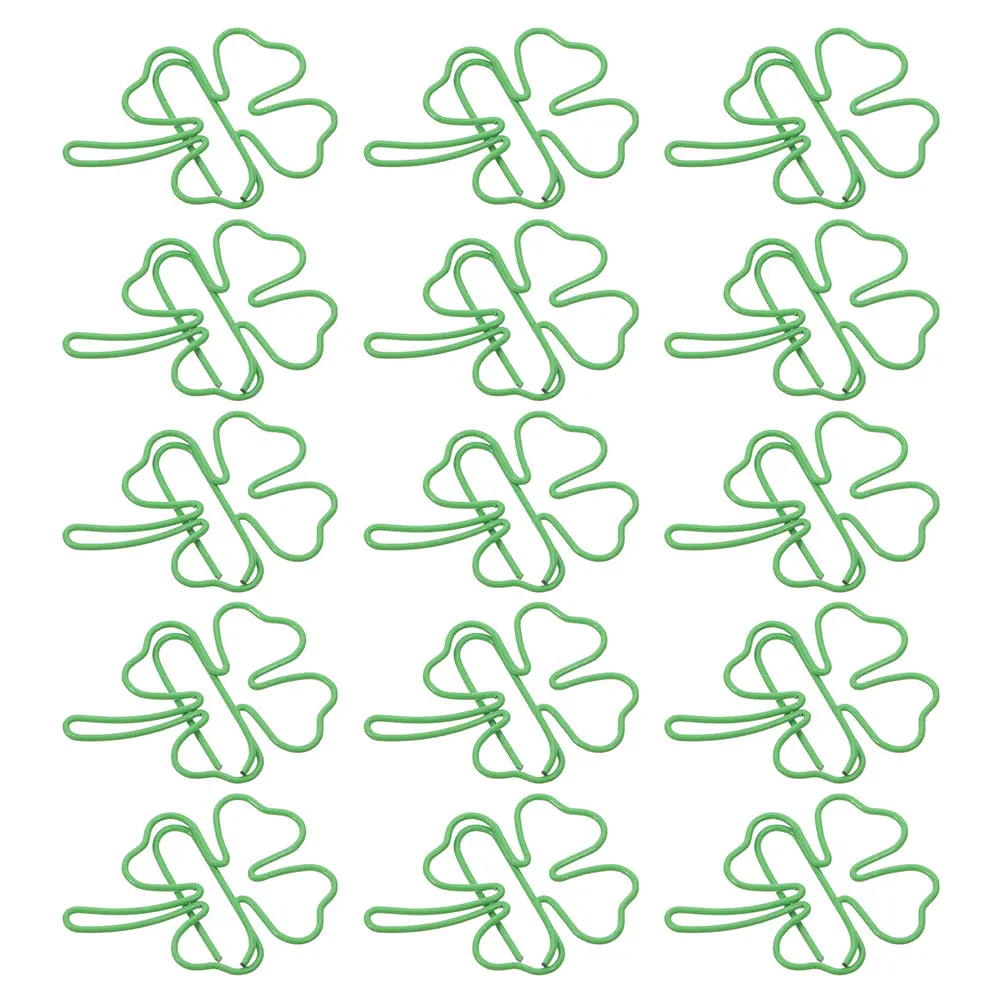 

Four Leaf Clover Paper Clip Cute Clips Leaves Colored Fun Aesthetic Shaped Convenient