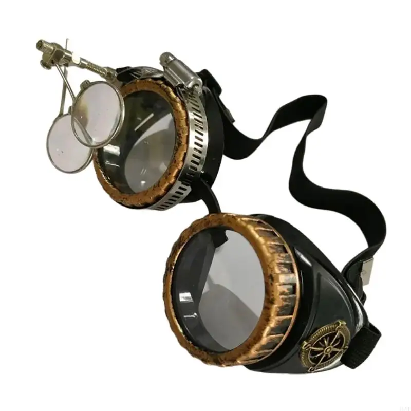 49MF Steampunk Goggles 할로윈 코스프레 의상 사이버 빅토리아 용접 안경