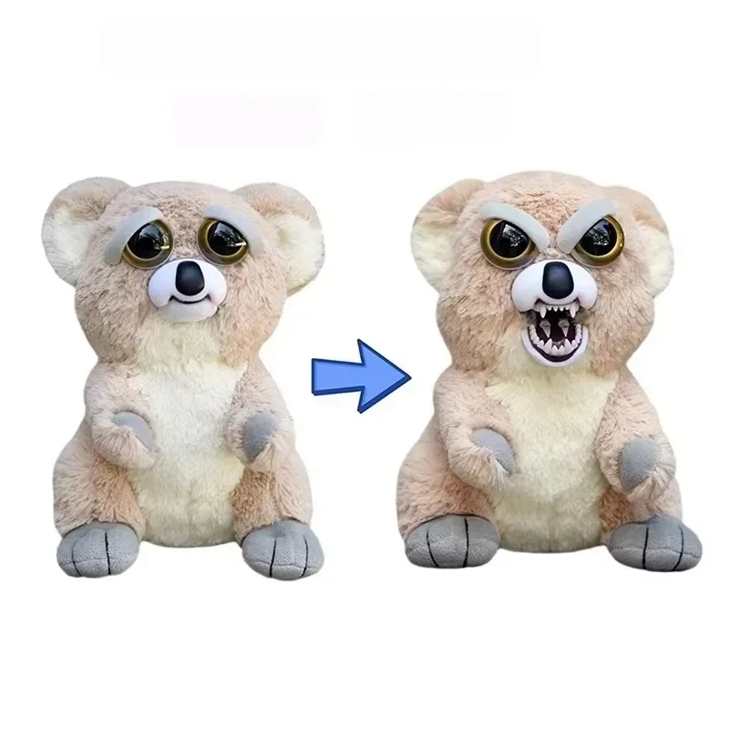 Spot genuine feistypets mischievous little pet face changing doll, one second face changing bear contrast cute birthday gift