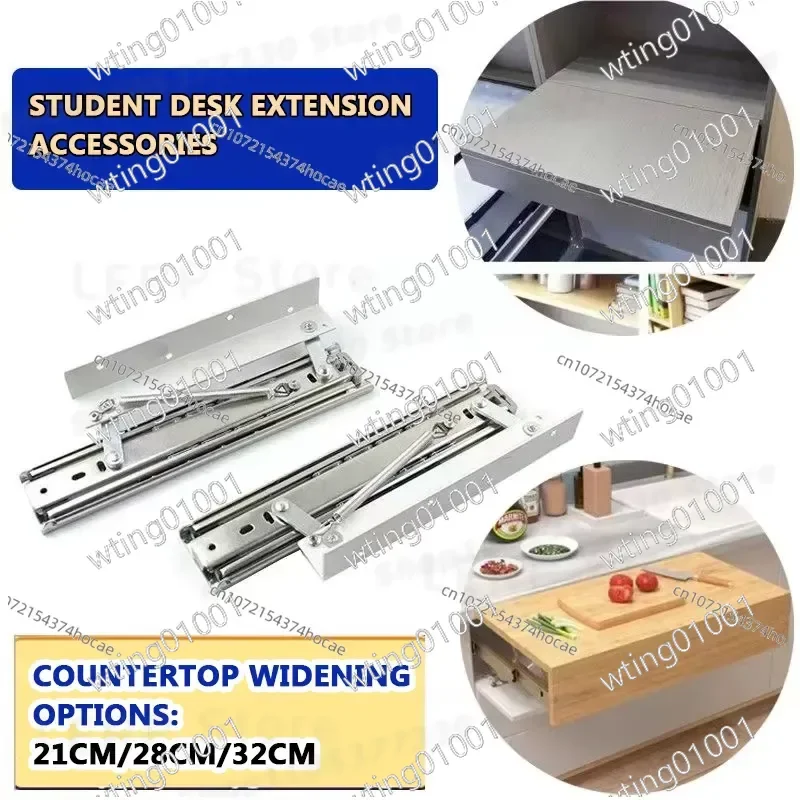 for Desktop Hidden Folding Slide Support Bracket for Furniture Dining Table Lifting Extension Widening Mechanism Heavy Duty