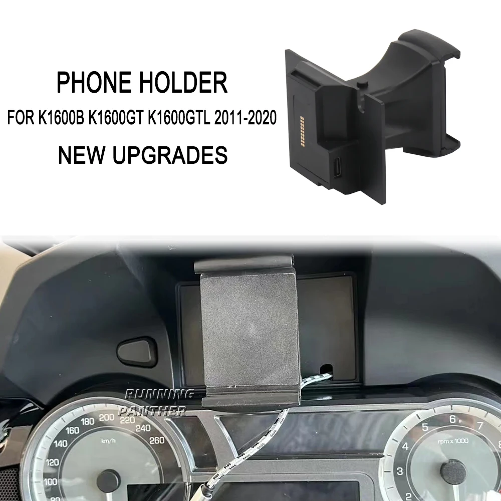 

New For BMW K1600B K1600GT K1600GTL Phone Holder Motorcycle Navigation Phone Shockproof Holder K 1600 B GT GTL 2011-2020